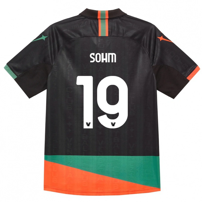 Danxen Criança Camisola Simon Sohm #19 Preto Laranja Verde Principal 2026/27 Camisa Brasil