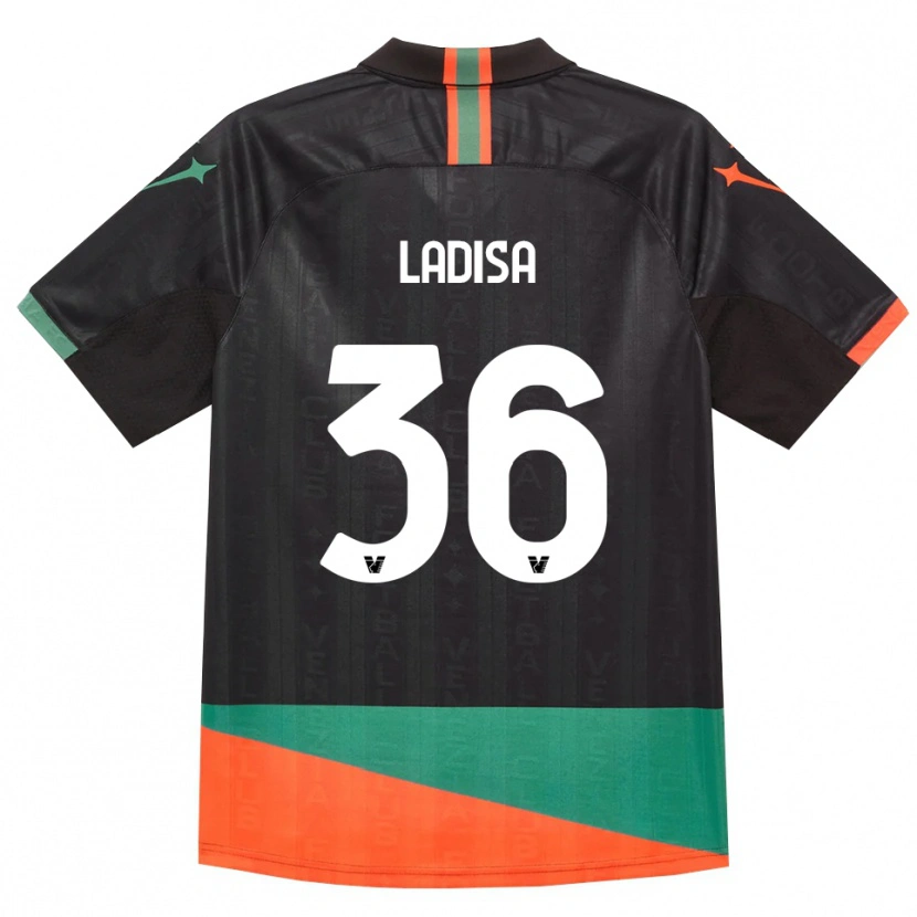 Danxen Criança Camisola Marco Ladisa #36 Preto Laranja Verde Principal 2026/27 Camisa Brasil