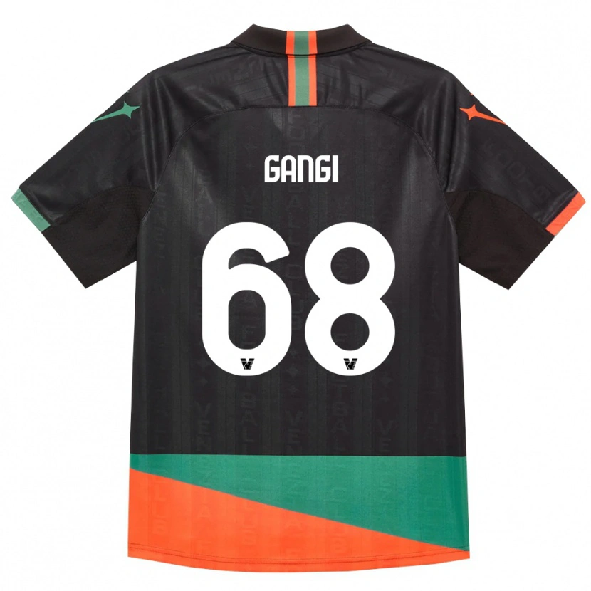 Danxen Criança Camisola Chiara Gangi #68 Preto Laranja Verde Principal 2026/27 Camisa Brasil