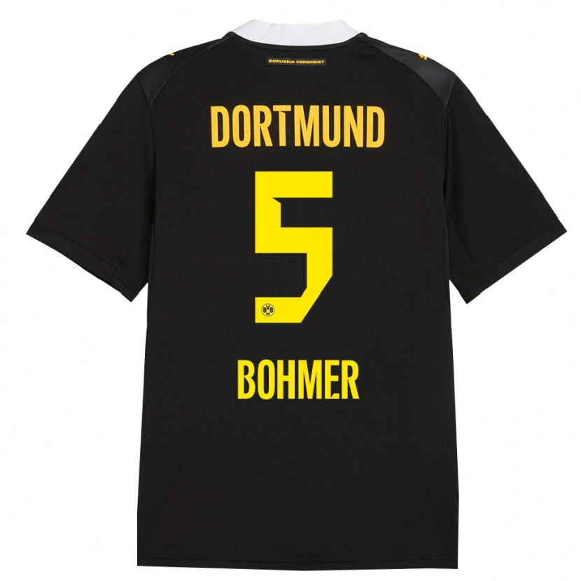 Danxen Criança Camisola Tim Bohmer #5 Preto Vermelho Amarelo Alternativa 2026/27 Camisa Brasil
