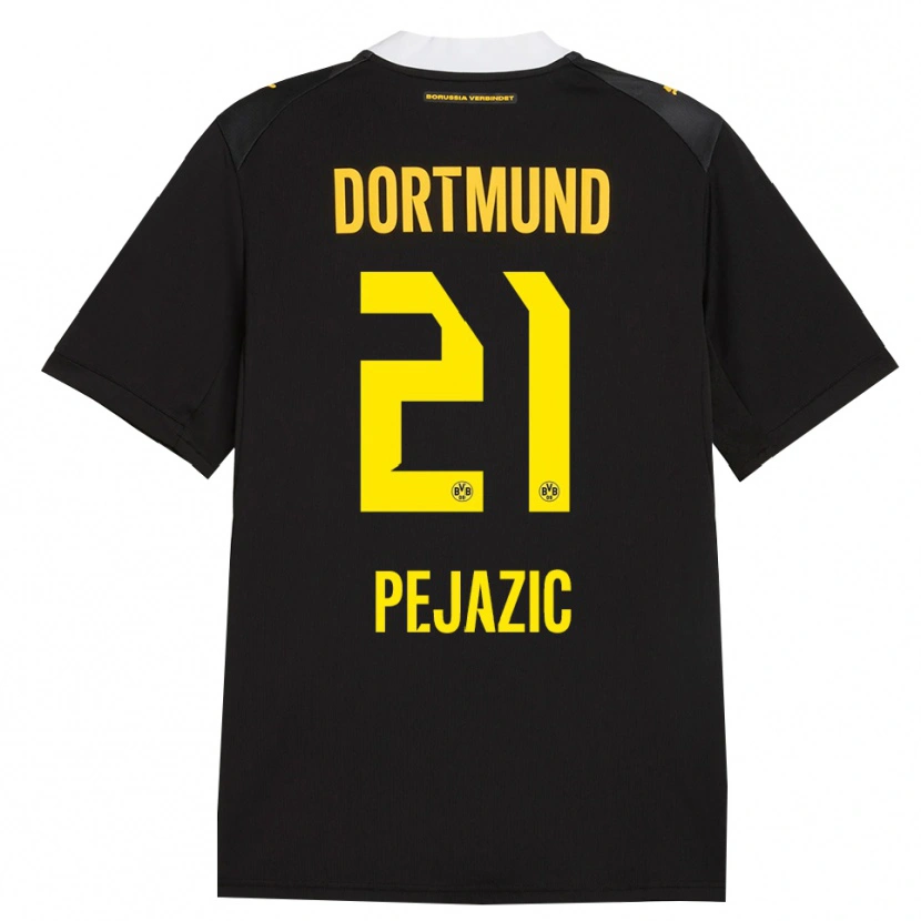 Danxen Criança Camisola Mario Pejazic #21 Preto Vermelho Amarelo Alternativa 2026/27 Camisa Brasil