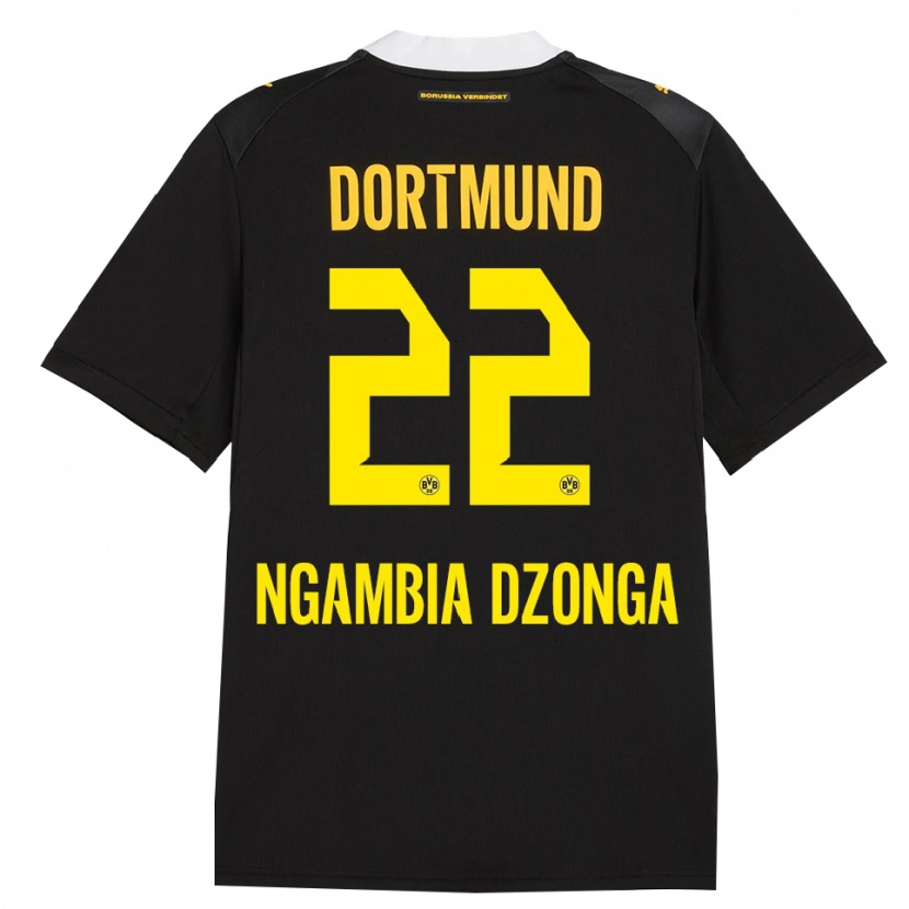 Danxen Criança Camisola Diego Ngambia #22 Preto Vermelho Amarelo Alternativa 2026/27 Camisa Brasil
