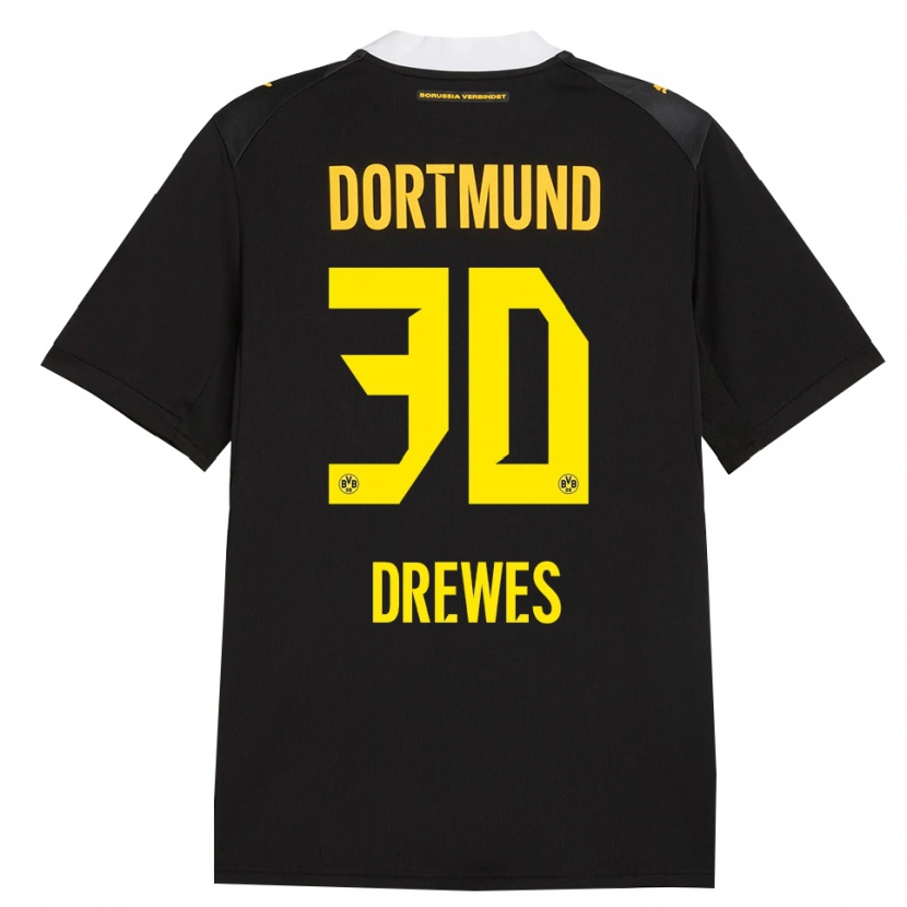 Danxen Criança Camisola Patrick Drewes #30 Preto Vermelho Amarelo Alternativa 2026/27 Camisa Brasil