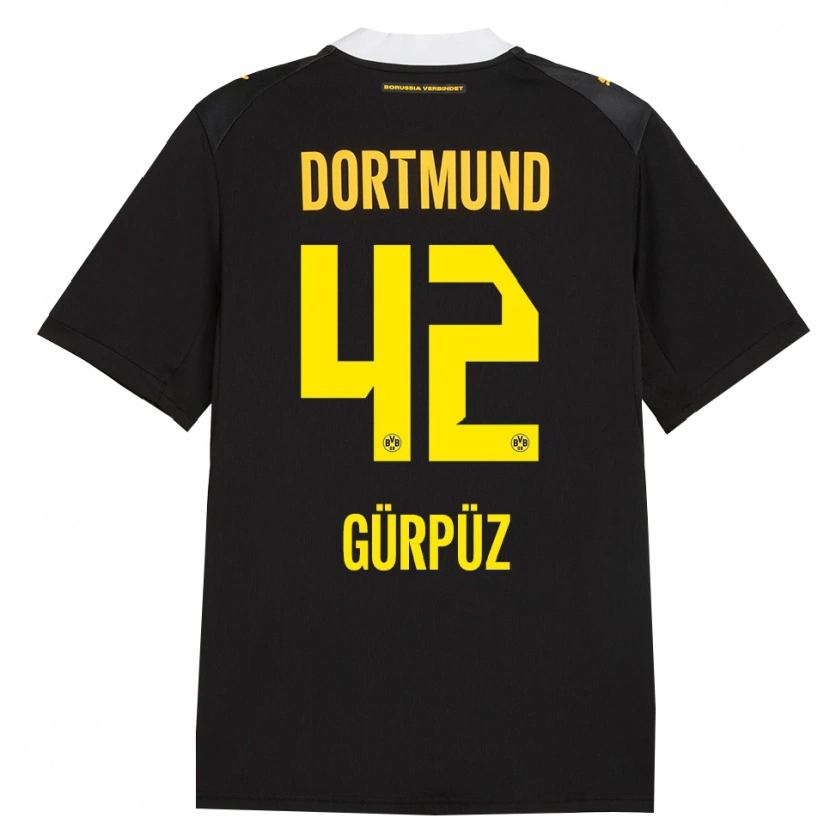 Danxen Criança Camisola Goktan Gurpuz #42 Preto Vermelho Amarelo Alternativa 2026/27 Camisa Brasil