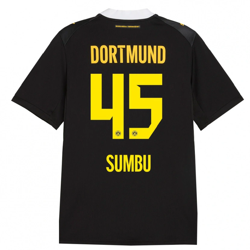 Danxen Criança Camisola Daniel Sumbu #45 Preto Vermelho Amarelo Alternativa 2026/27 Camisa Brasil