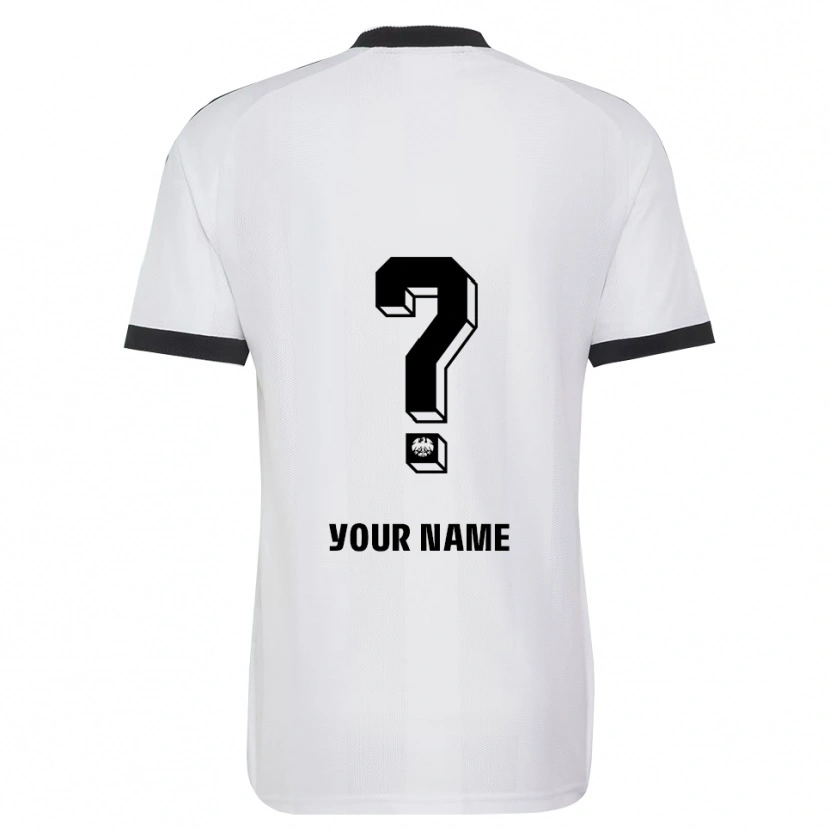 Danxen Criança Camisola Seu Nome #0 Branco Preto Alternativa 2026/27 Camisa Brasil