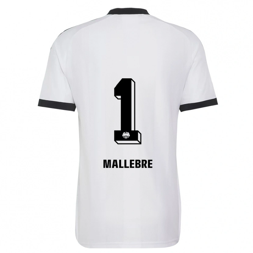 Danxen Criança Camisola Aaron Mallebre #1 Branco Preto Alternativa 2026/27 Camisa Brasil