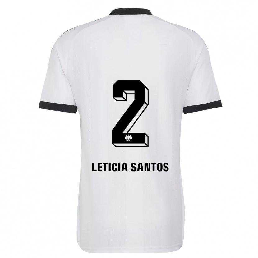 Danxen Criança Camisola Letícia Santos De Oliveira #2 Branco Preto Alternativa 2026/27 Camisa Brasil