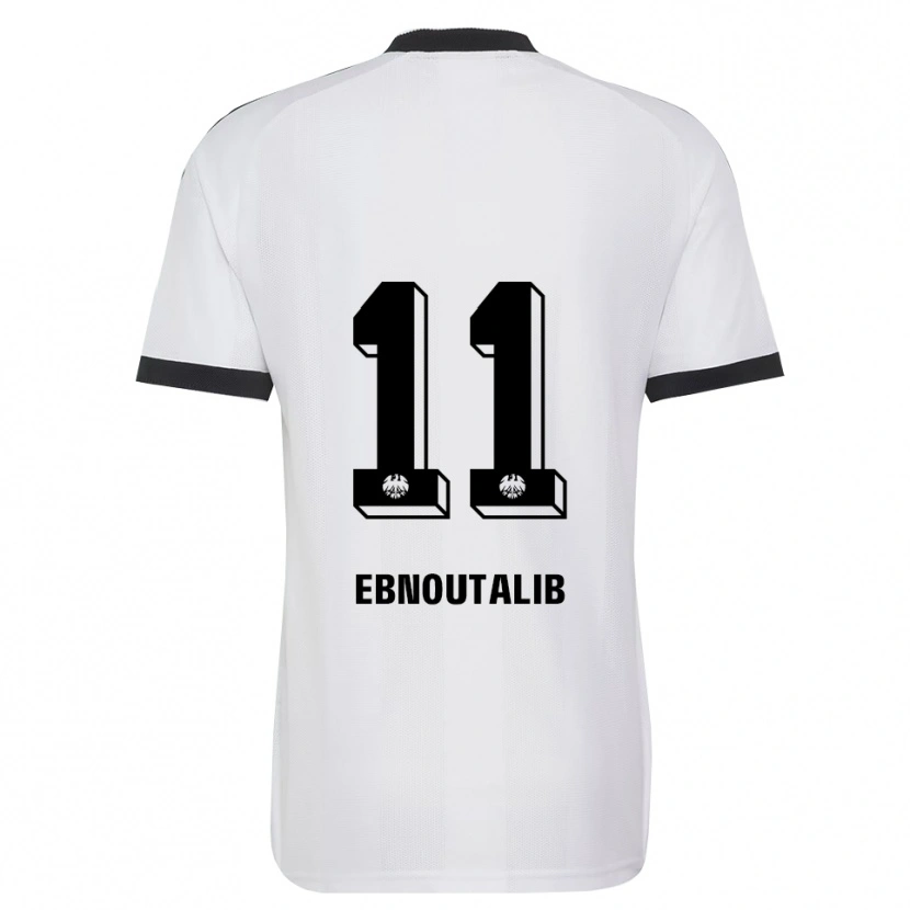 Danxen Criança Camisola Younes Ebnoutalib #11 Branco Preto Alternativa 2026/27 Camisa Brasil