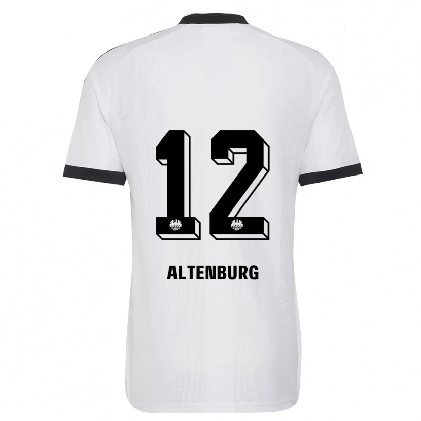Danxen Criança Camisola Lina Altenburg #12 Branco Preto Alternativa 2026/27 Camisa Brasil