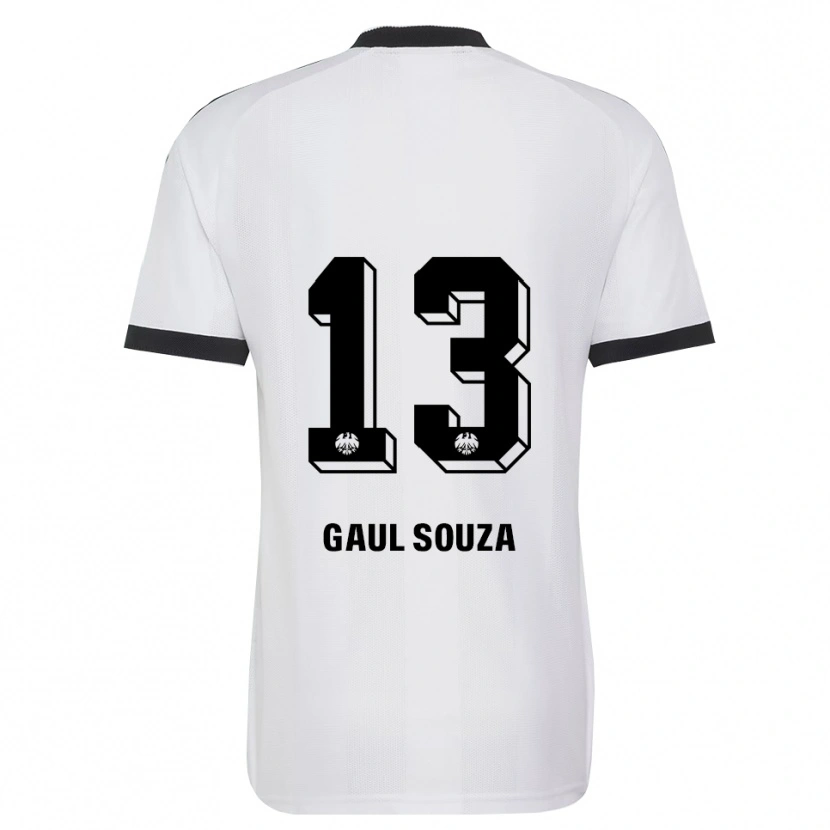 Danxen Criança Camisola Alessandro Gaul Souza #13 Branco Preto Alternativa 2026/27 Camisa Brasil