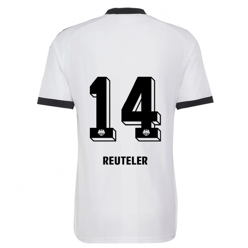 Danxen Criança Camisola Geraldine Reuteler #14 Branco Preto Alternativa 2026/27 Camisa Brasil