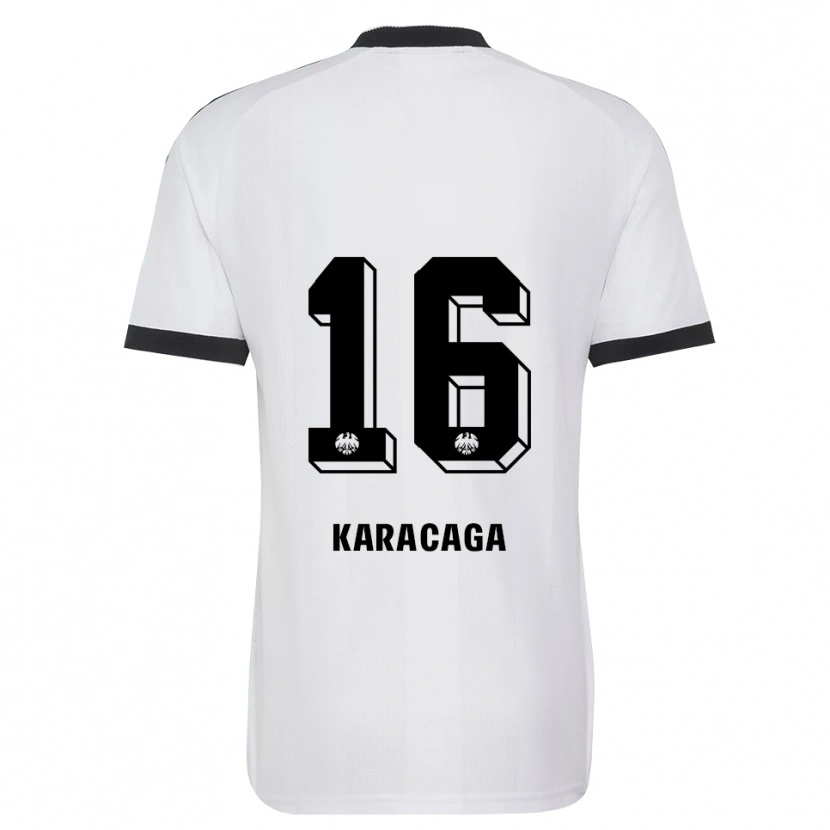 Danxen Criança Camisola Tom Karacaga #16 Branco Preto Alternativa 2026/27 Camisa Brasil