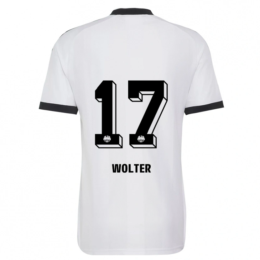 Danxen Criança Camisola Pia-Sophie Wolter #17 Branco Preto Alternativa 2026/27 Camisa Brasil