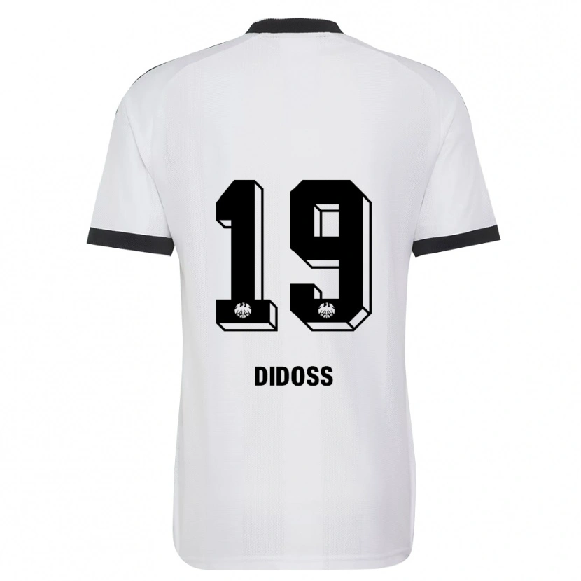 Danxen Criança Camisola George Didoss #19 Branco Preto Alternativa 2026/27 Camisa Brasil