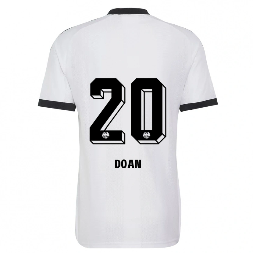 Danxen Criança Camisola Ritsu Doan #20 Branco Preto Alternativa 2026/27 Camisa Brasil