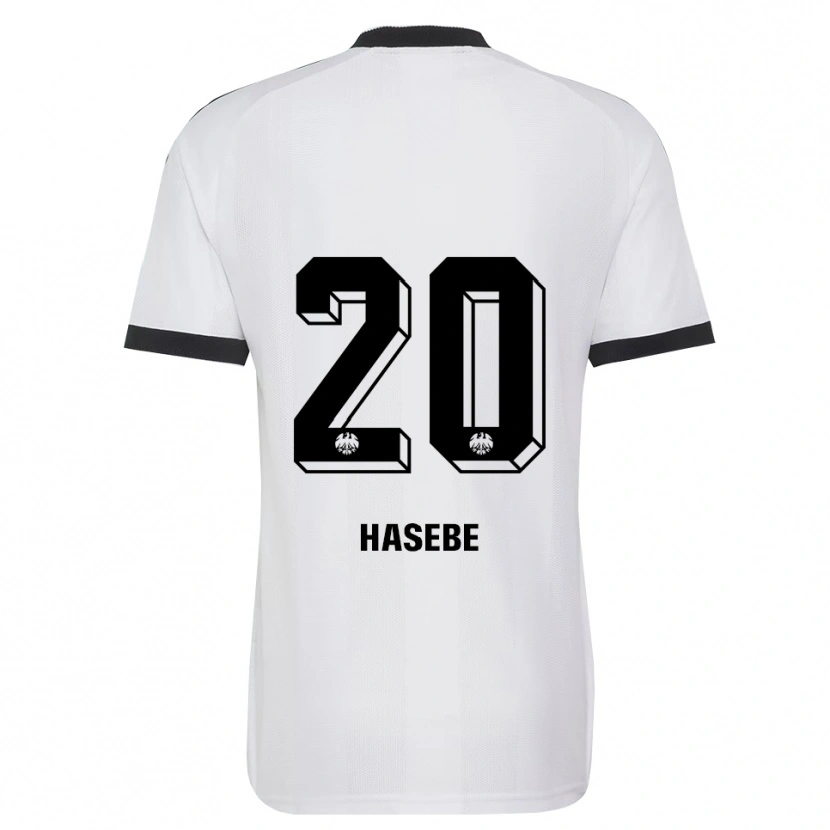 Danxen Criança Camisola Makoto Hasebe #20 Branco Preto Alternativa 2026/27 Camisa Brasil
