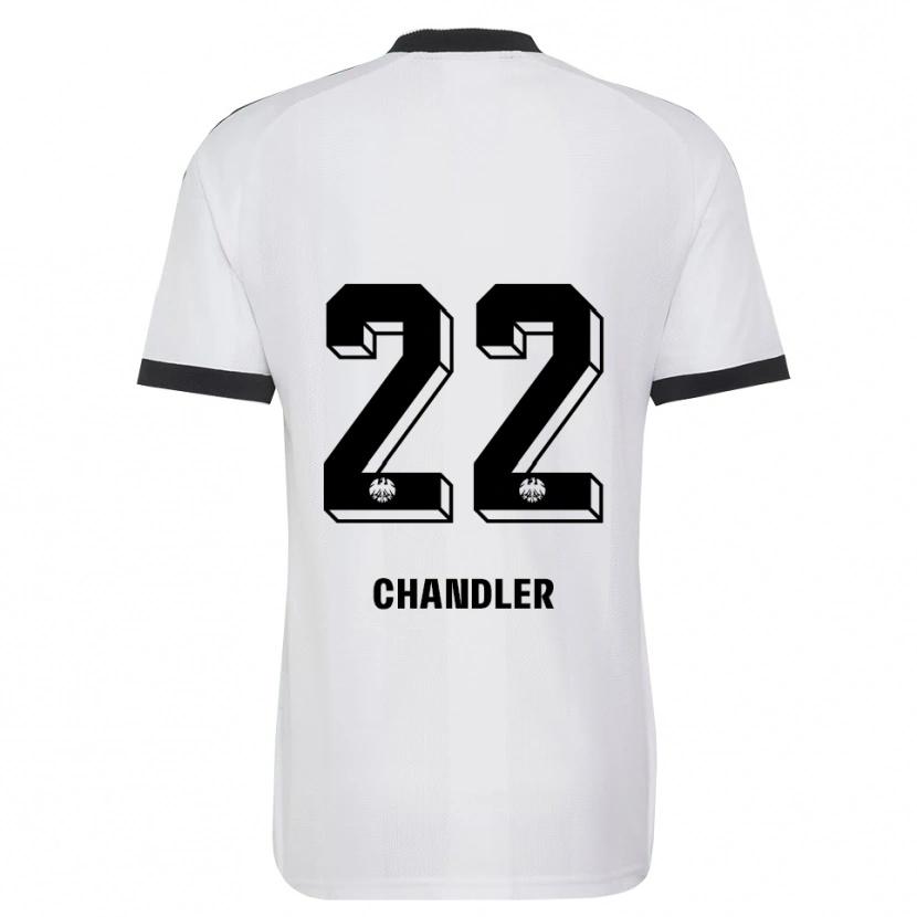 Danxen Criança Camisola Timothy Chandler #22 Branco Preto Alternativa 2026/27 Camisa Brasil