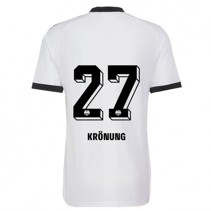 Danxen Criança Camisola Marlon Krönung #27 Branco Preto Alternativa 2026/27 Camisa Brasil