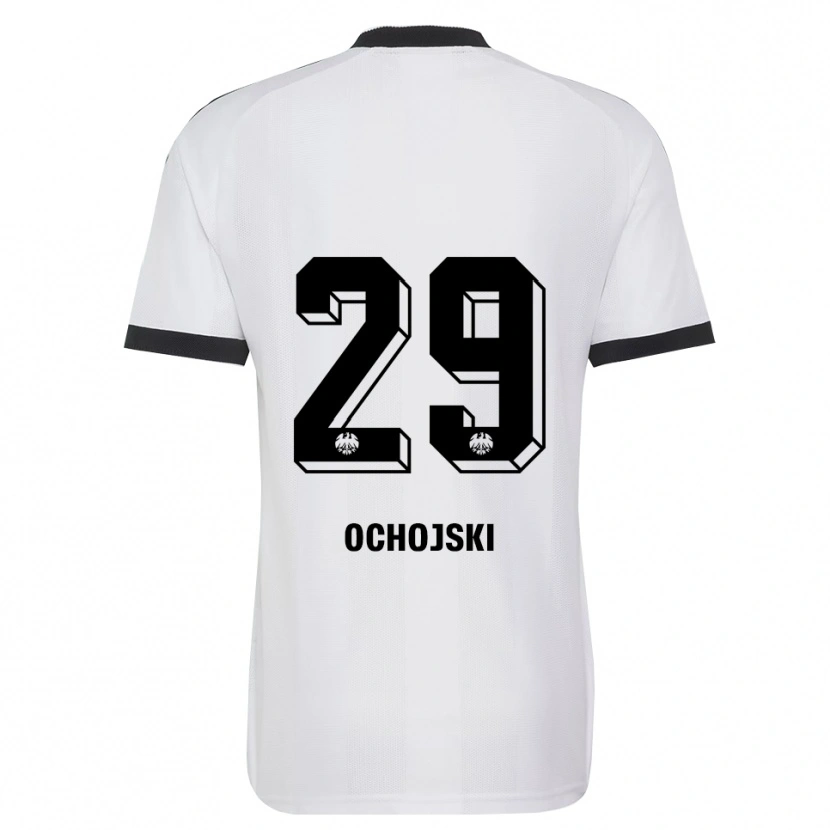 Danxen Criança Camisola Nico Ochojski #29 Branco Preto Alternativa 2026/27 Camisa Brasil