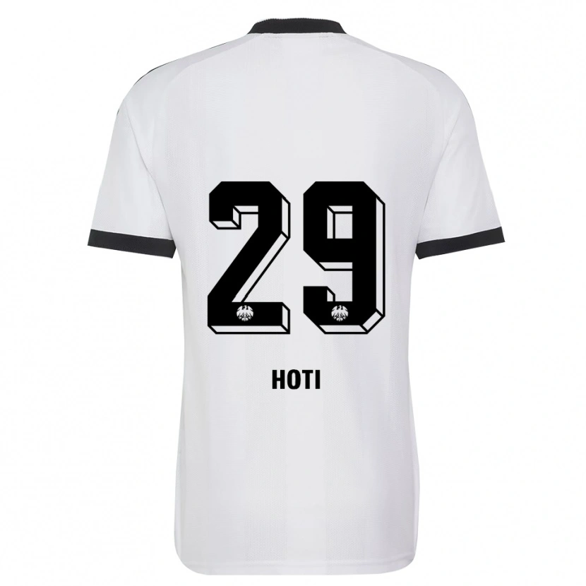 Danxen Criança Camisola Leart Hoti #29 Branco Preto Alternativa 2026/27 Camisa Brasil