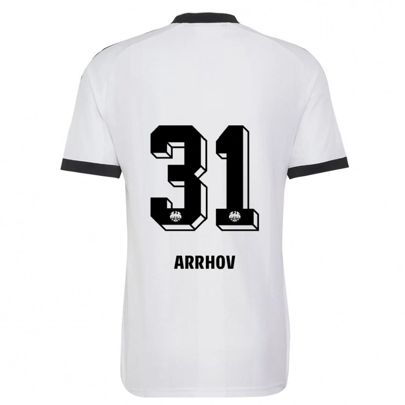 Danxen Criança Camisola Love Arrhov #31 Branco Preto Alternativa 2026/27 Camisa Brasil