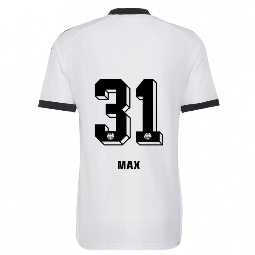 Danxen Criança Camisola Philipp Max #31 Branco Preto Alternativa 2026/27 Camisa Brasil