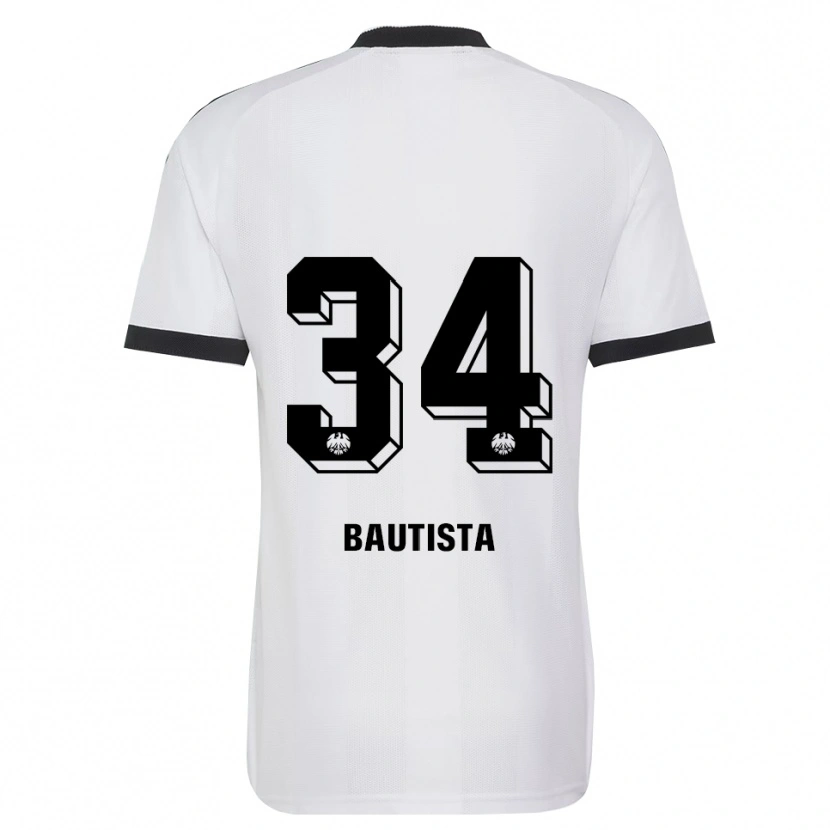 Danxen Criança Camisola Davis Bautista #34 Branco Preto Alternativa 2026/27 Camisa Brasil