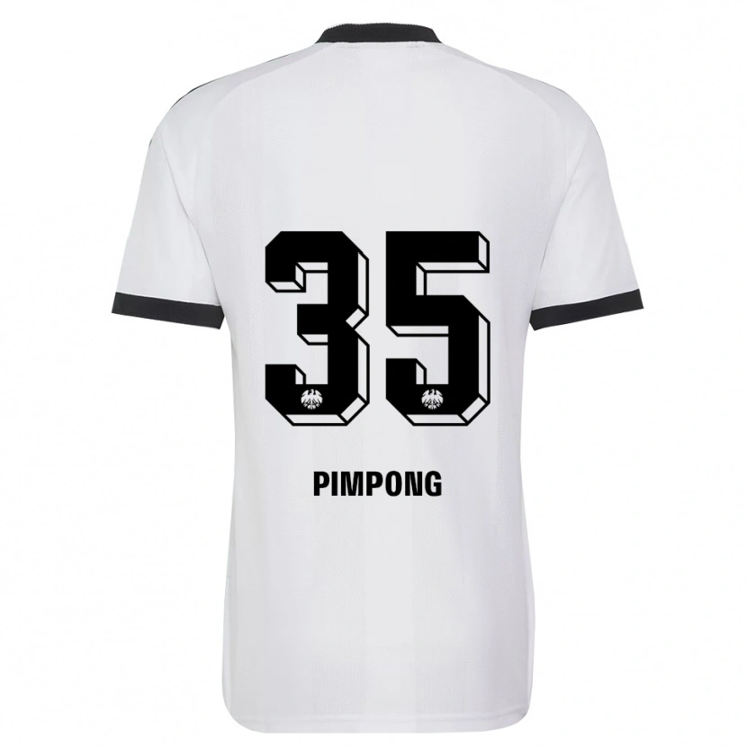 Danxen Criança Camisola Malik Pimpong #35 Branco Preto Alternativa 2026/27 Camisa Brasil