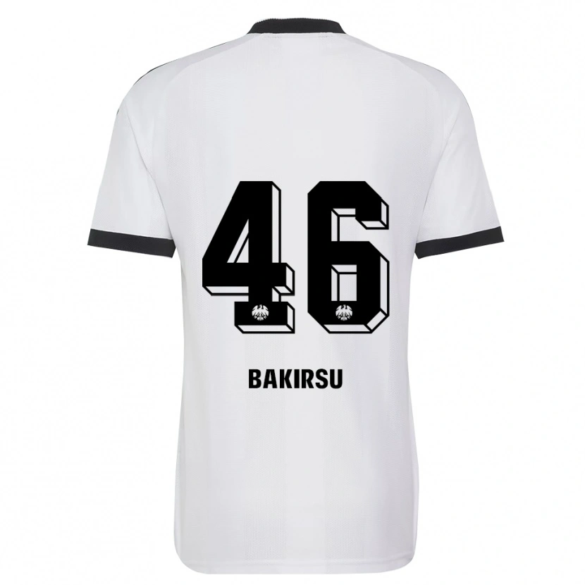 Danxen Criança Camisola Hüseyin Bakirsu #46 Branco Preto Alternativa 2026/27 Camisa Brasil