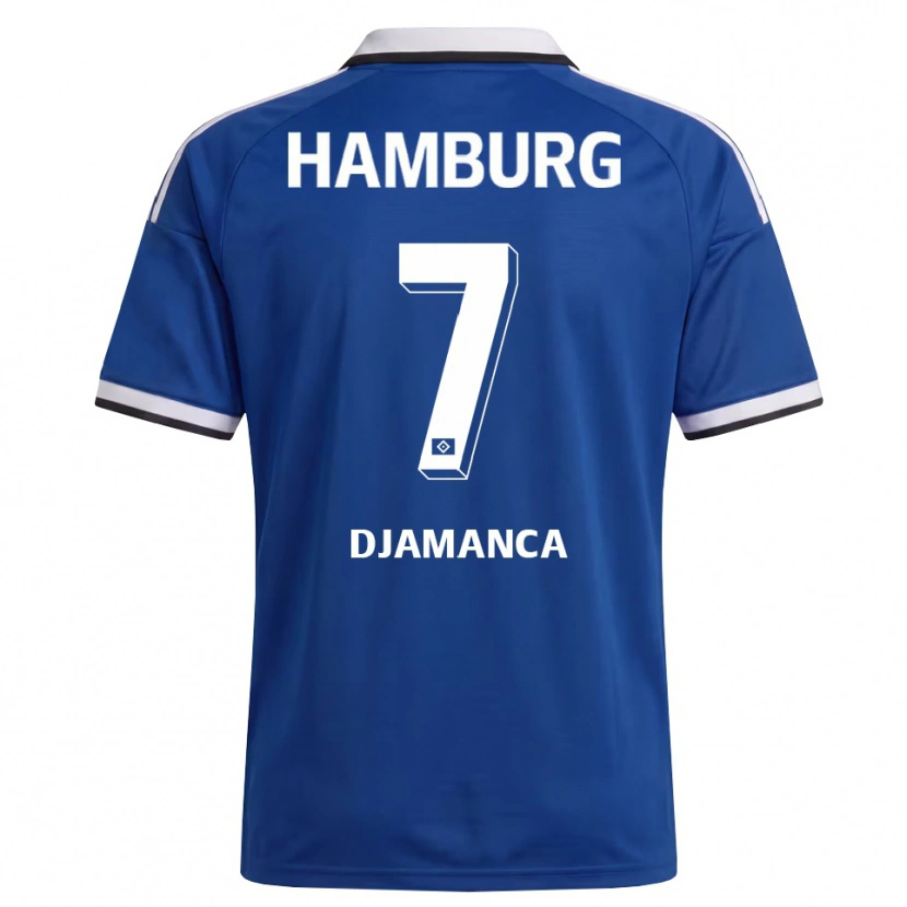Danxen Criança Camisola Ismaila Djamanca #7 Branco Azul Alternativa 2026/27 Camisa Brasil