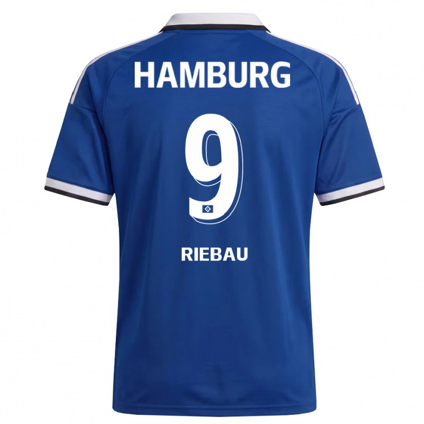 Danxen Criança Camisola Henry Riebau #9 Branco Azul Alternativa 2026/27 Camisa Brasil