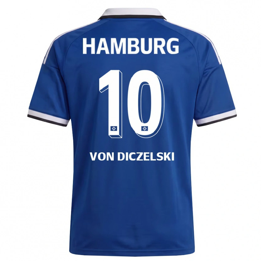 Danxen Criança Camisola Jannes Von Diczelski #10 Branco Azul Alternativa 2026/27 Camisa Brasil