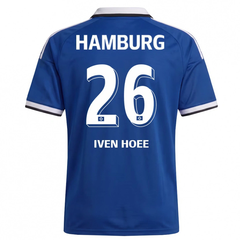Danxen Criança Camisola Lennart Iven Hoee #26 Branco Azul Alternativa 2026/27 Camisa Brasil