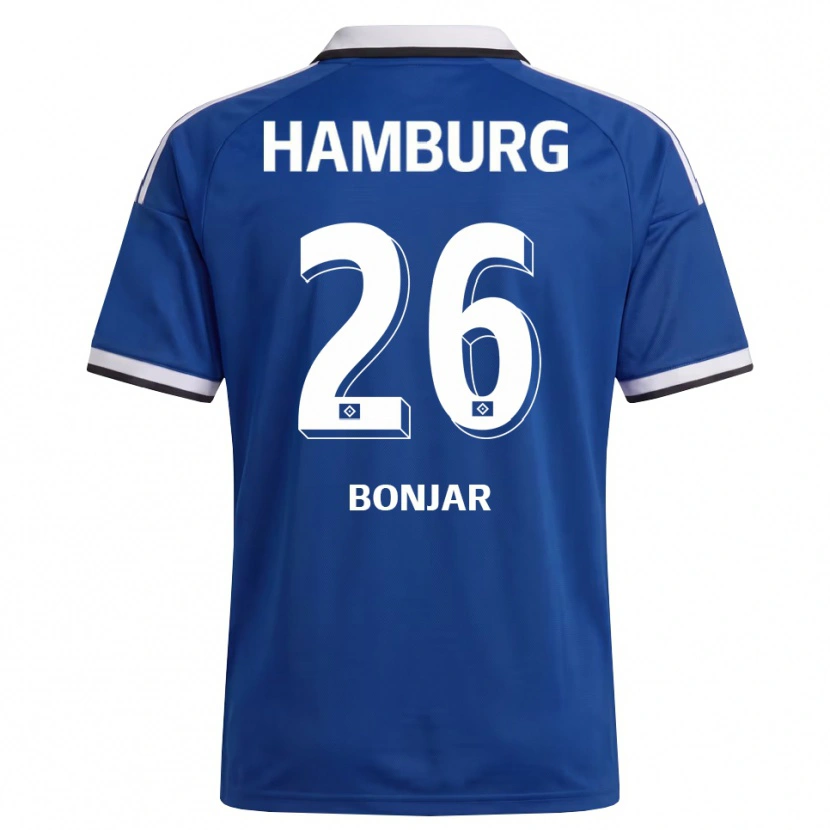 Danxen Criança Camisola Amir Bonjar #26 Branco Azul Alternativa 2026/27 Camisa Brasil
