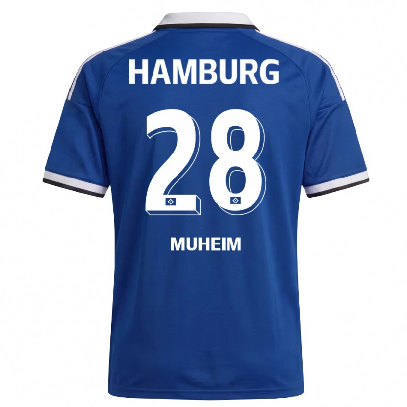 Danxen Criança Camisola Miro Muheim #28 Branco Azul Alternativa 2026/27 Camisa Brasil