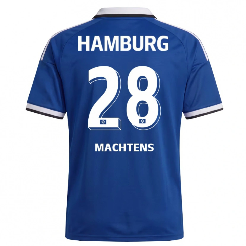 Danxen Criança Camisola Pauline Machtens #28 Branco Azul Alternativa 2026/27 Camisa Brasil