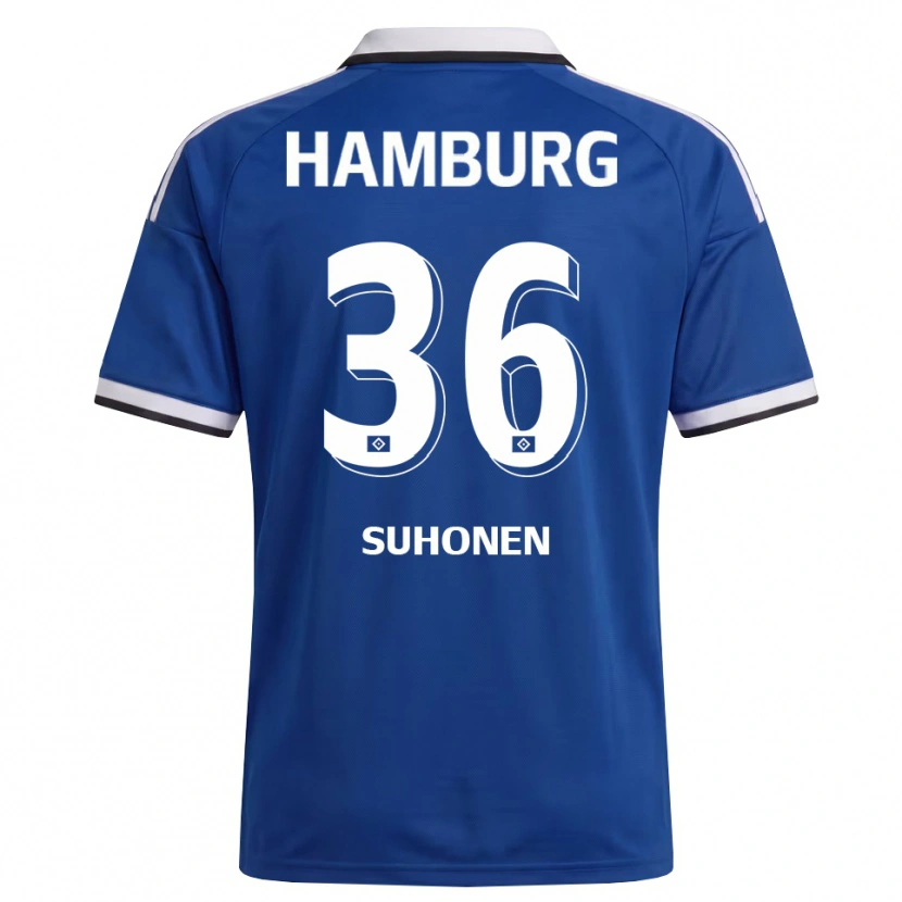 Danxen Criança Camisola Anssi Suhonen #36 Branco Azul Alternativa 2026/27 Camisa Brasil