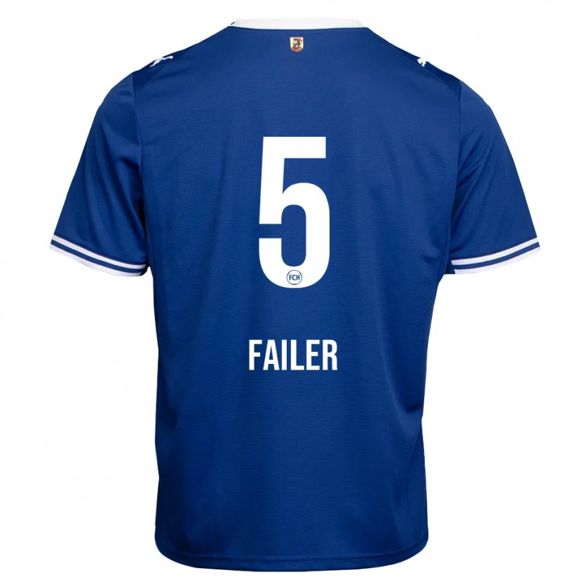 Danxen Criança Camisola Jan Failer #5 Azul Real Branco Alternativa 2026/27 Camisa Brasil