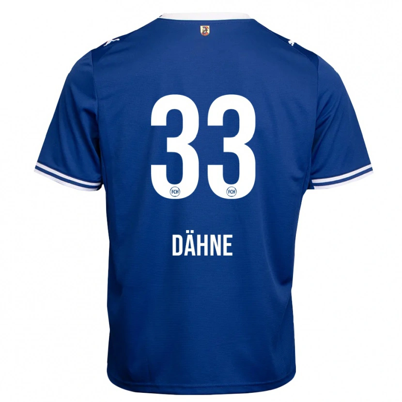Danxen Criança Camisola Thomas Dähne #33 Azul Real Branco Alternativa 2026/27 Camisa Brasil