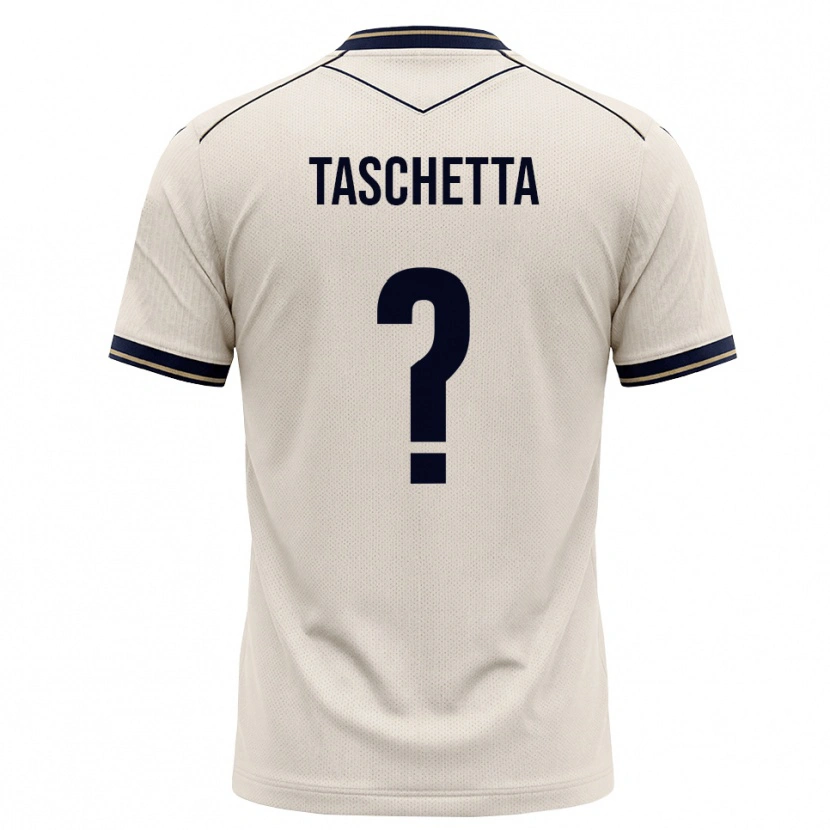 Danxen Criança Camisola Vincenzo Taschetta #0 Branco Azul Tinta Alternativa 2026/27 Camisa Brasil