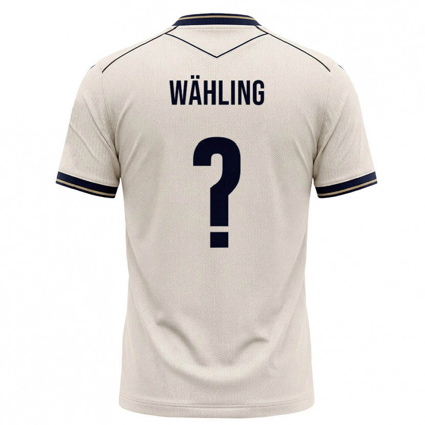 Danxen Criança Camisola Jamie Wähling #0 Branco Azul Tinta Alternativa 2026/27 Camisa Brasil