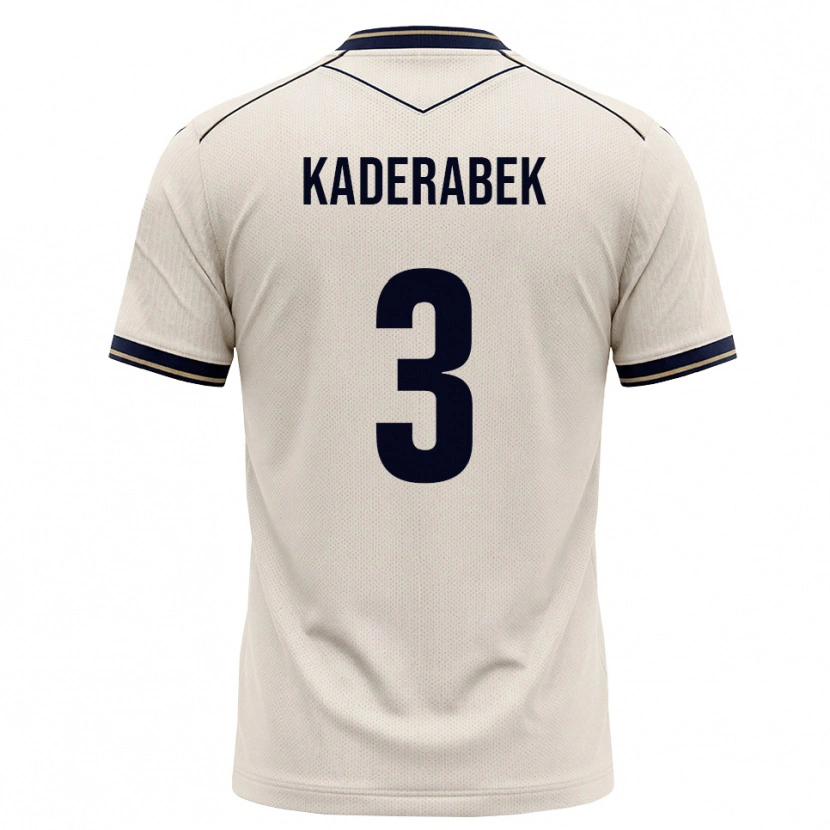 Danxen Criança Camisola Pavel Kaderabek #3 Branco Azul Tinta Alternativa 2026/27 Camisa Brasil