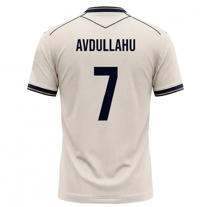 Danxen Criança Camisola Leon Avdullahu #7 Branco Azul Tinta Alternativa 2026/27 Camisa Brasil