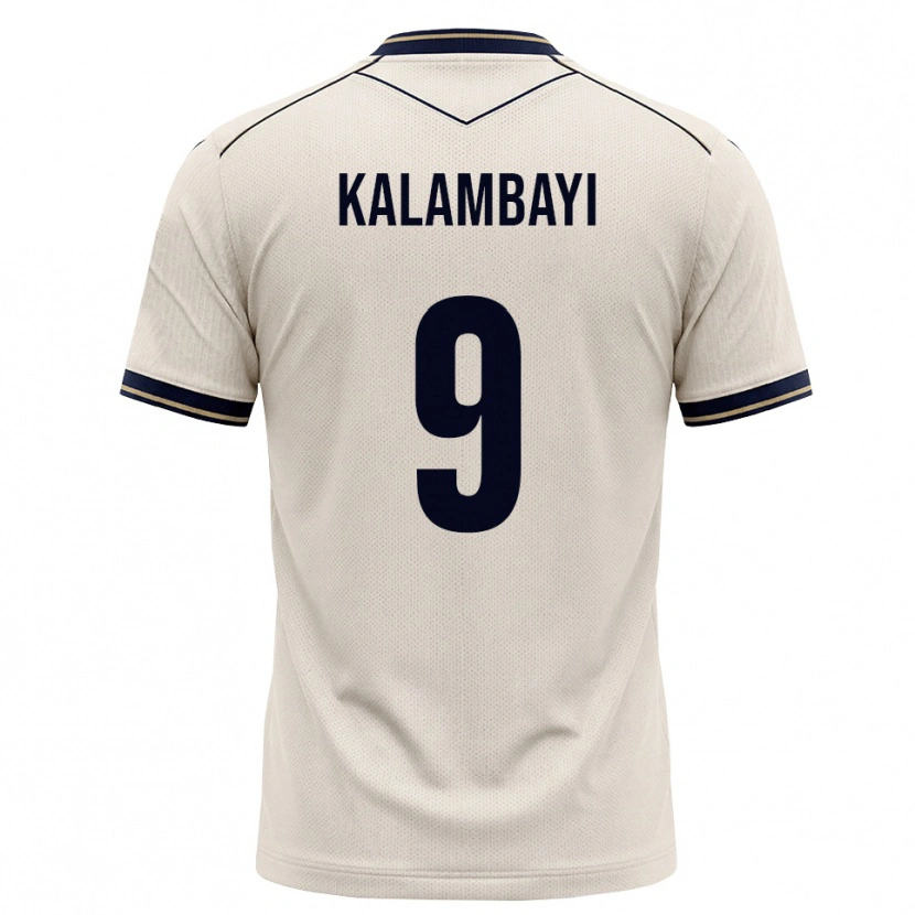 Danxen Criança Camisola Simon Kalambayi #9 Branco Azul Tinta Alternativa 2026/27 Camisa Brasil