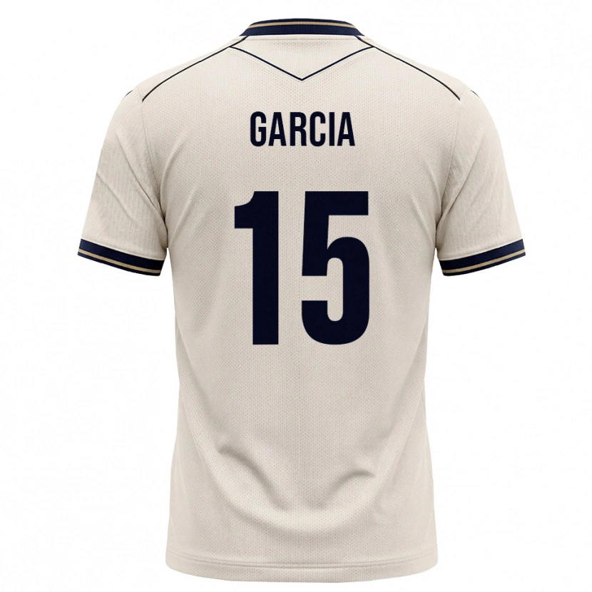 Danxen Criança Camisola Marta Cazalla Garcia #15 Branco Azul Tinta Alternativa 2026/27 Camisa Brasil