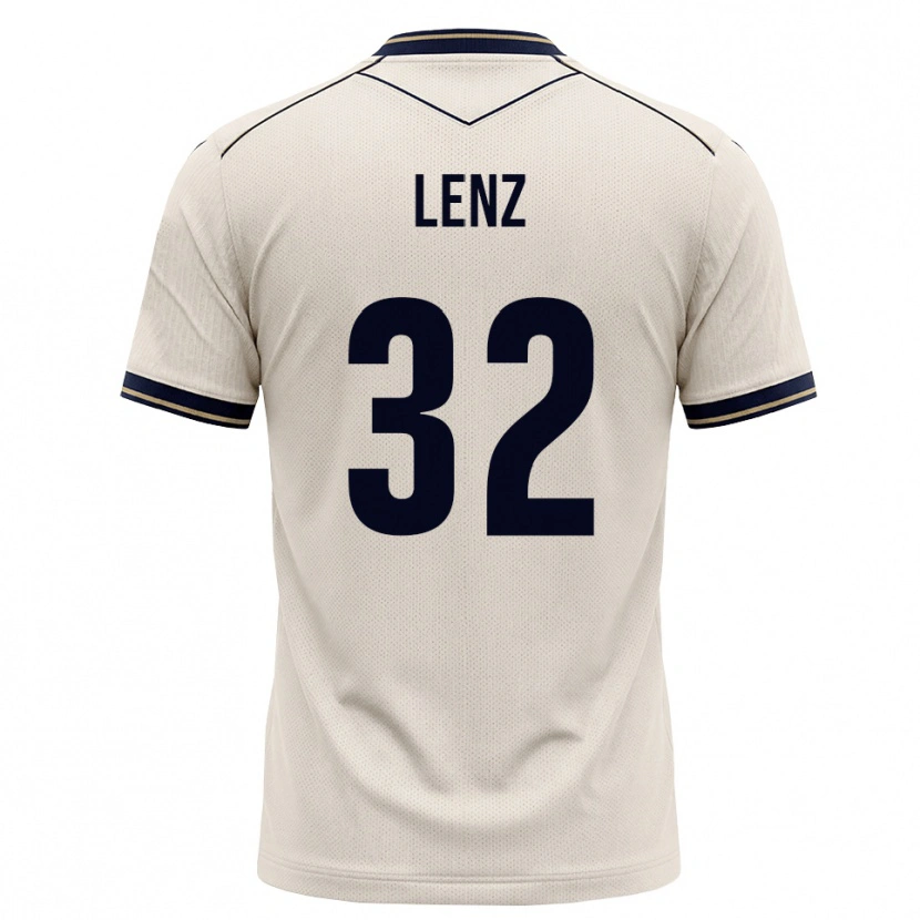 Danxen Criança Camisola Cajetan Lenz #32 Branco Azul Tinta Alternativa 2026/27 Camisa Brasil