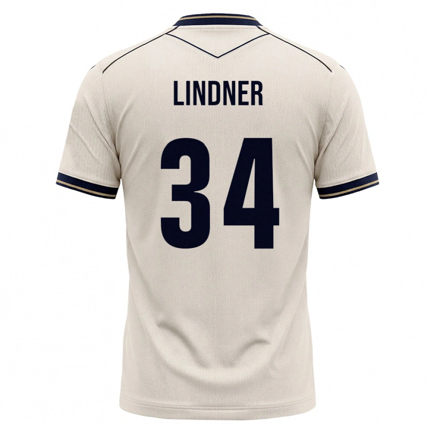 Danxen Criança Camisola Sophie Lindner #34 Branco Azul Tinta Alternativa 2026/27 Camisa Brasil
