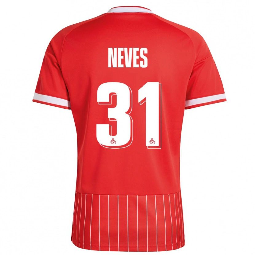 Danxen Criança Camisola Gil Neves #31 Vermelho Branco Verde Alternativa 2026/27 Camisa Brasil