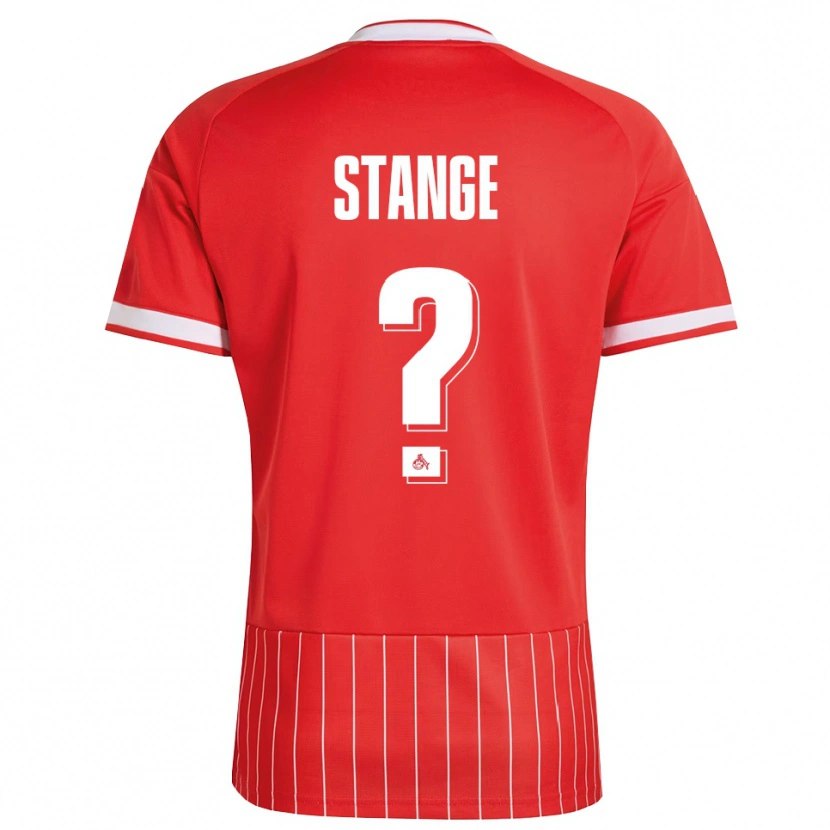 Danxen Criança Camisola Julian Stange #0 Vermelho Branco Verde Alternativa 2026/27 Camisa Brasil